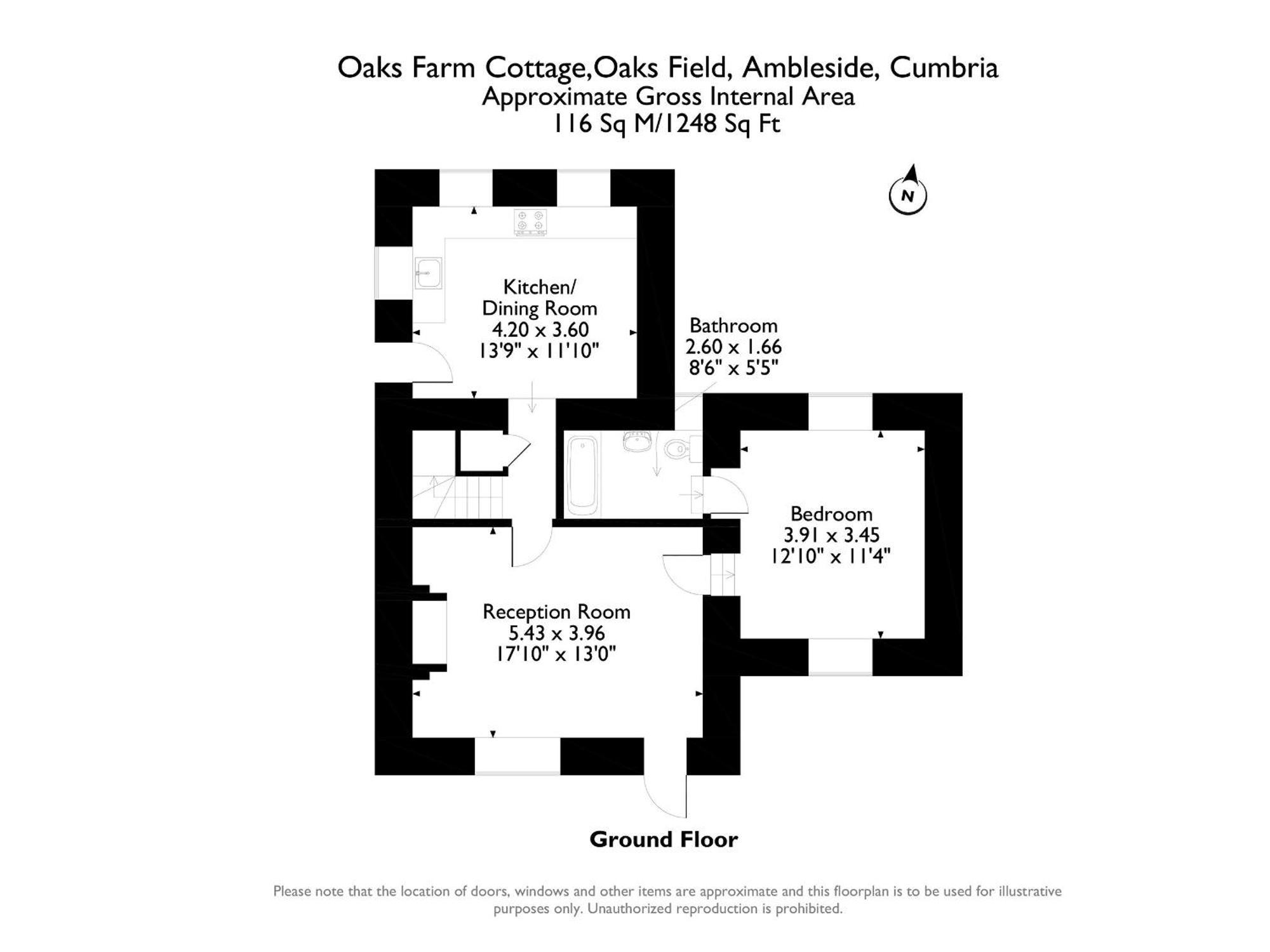 1 Oaks Farm Cottages Ambleside Luaran gambar